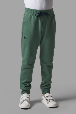 La Martina Cotton Dječje Joggers Zelene | CRO-5288