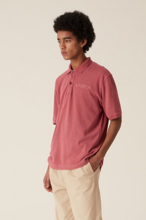 La Martina LMRTN Cotton Polo Majica Roze | NJE-4389