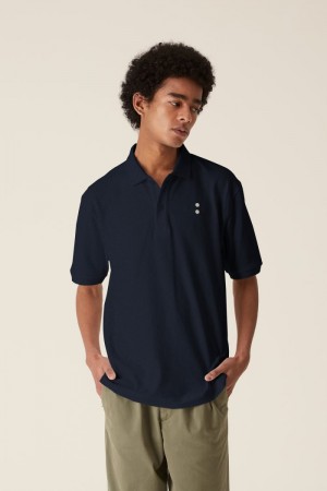 La Martina LMRTN Cotton Polo Majica Tamnoplave | ORM-7052