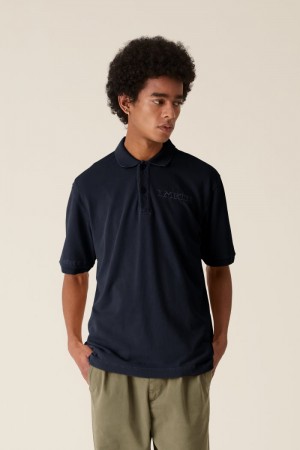 La Martina LMRTN Cotton Polo Majica Tamnoplave | MEP-2566