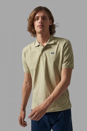 La Martina Regular-fit Classic Piqué Muške Polo Majica Bež | MDH-3875