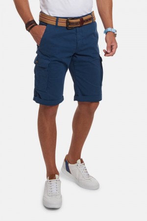 La Martina Regular-fit Stretch Cotton Muške Bermude Tamnoplave | XLZ-9134