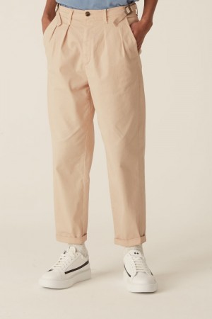 La Martina Stretch Cotton Chino Hlače Sive | QSE-5493