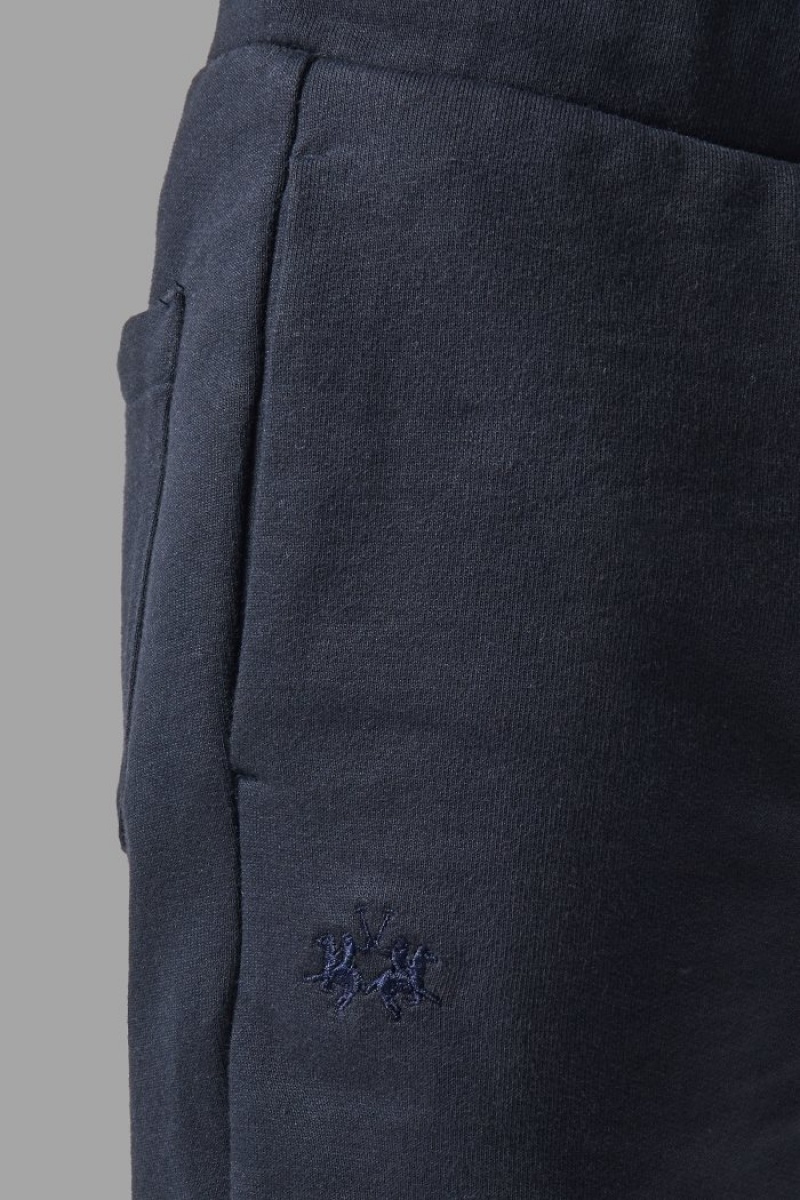 La Martina Cotton Dječje Joggers Plave | ZSJ-9051