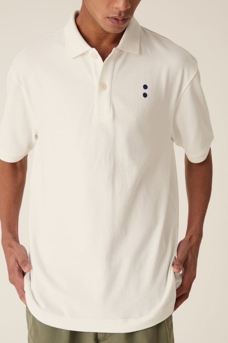 La Martina LMRTN Cotton Polo Majica Bijele | PWH-8593