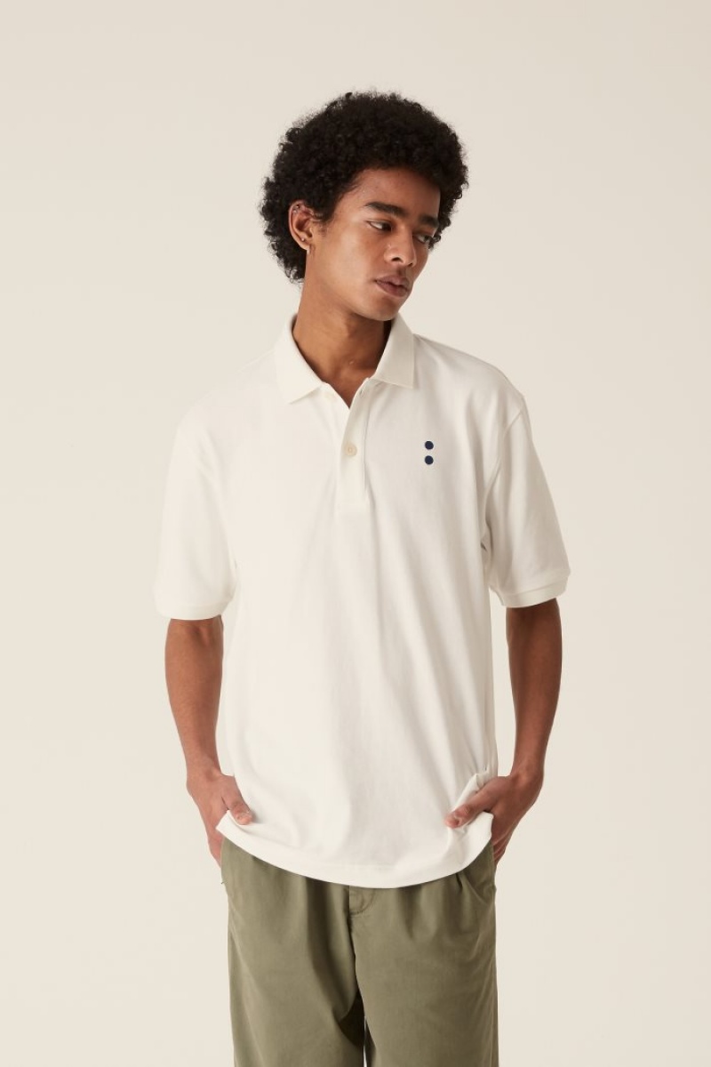 La Martina LMRTN Cotton Polo Majica Bijele | PWH-8593