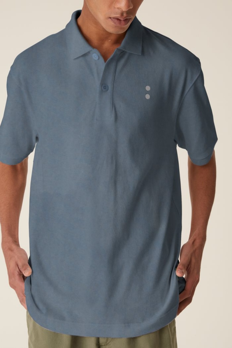 La Martina LMRTN Cotton Polo Majica Plave | SZZ-7444