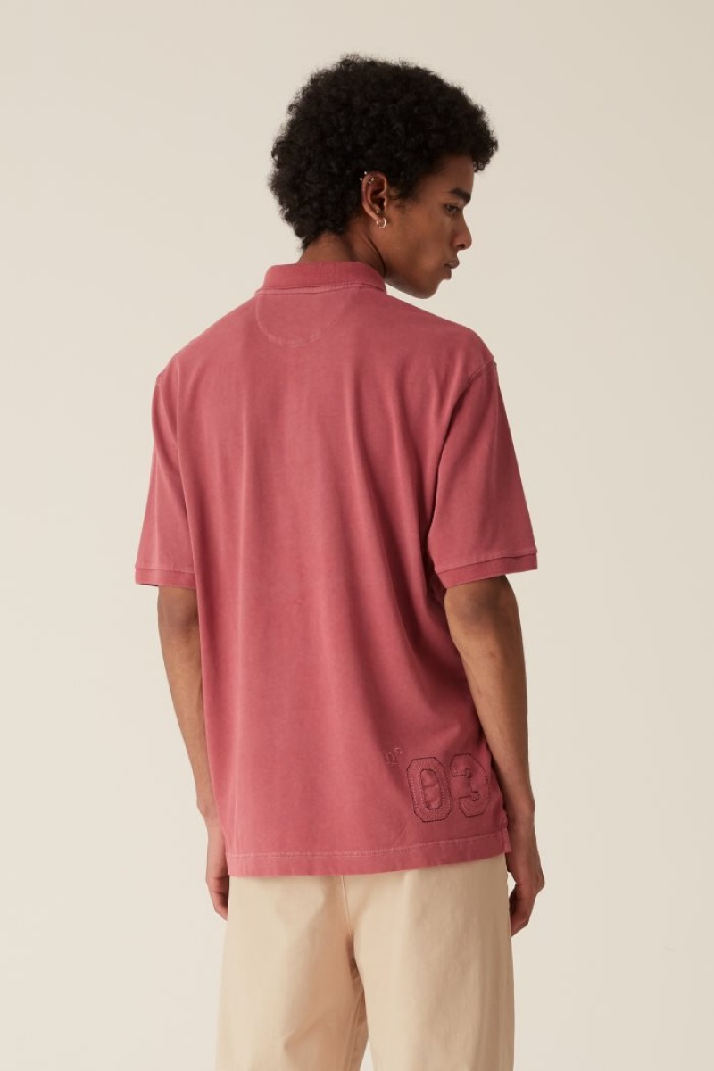 La Martina LMRTN Cotton Polo Majica Roze | NJE-4389