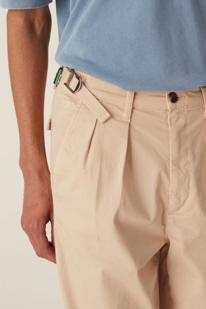 La Martina Stretch Cotton Chino Hlače Sive | QSE-5493