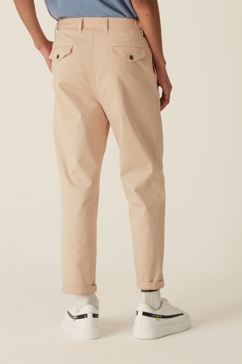 La Martina Stretch Cotton Chino Hlače Sive | QSE-5493